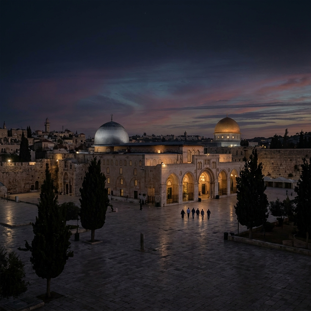 منظر طبيعي فلسطيني يعبر عن الأرض والارتباط بالمكان